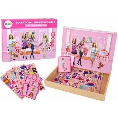 Lean Toys Magnetpuzzle mit Puppenmotiv - Publicité Lean Toys Magnetpuzzle mit Puppenmotiv - Publicité