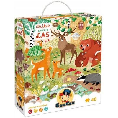 Czuczu - Wildpuzzle - Forêt - 40 pièces - Puzzle - Publicité Czuczu - Wildpuzzle - Forêt - 40 pièces - Puzzle - Publicité