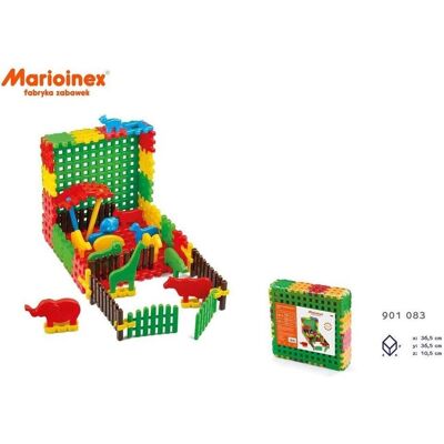 Marioinex Modèle Zwierzyniec - Blocs de construction pour enfants - Publicité Marioinex Modèle Zwierzyniec - Blocs de construction pour enfants - Publicité
