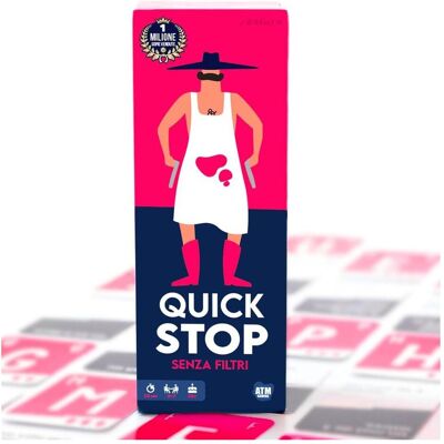 Asmodée Quickstop Senza Filtri (Italien) - Publicité Asmodée Quickstop Senza Filtri (Italien) - Publicité