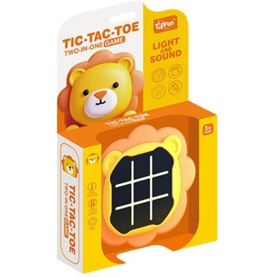 Lean Toys 3in1 Spiel Tic-Tac-Toe Memory Löwe orange (2 Joueur) - Publicité Lean Toys 3in1 Spiel Tic-Tac-Toe Memory Löwe orange (2 Joueur) - Publicité
