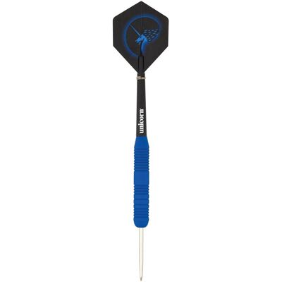 Unicorn - Core Plus Rubberised Blue - Brass - Darts - Publicité Unicorn - Core Plus Rubberised Blue - Brass - Darts - Publicité