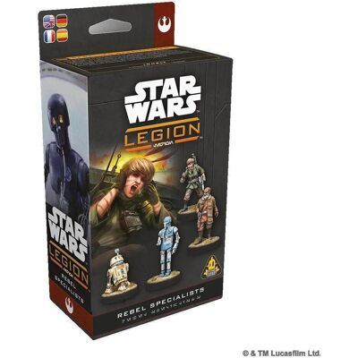 Atomic Mass Games AMGD1283 - Star Wars Legion - Rebel Specialists (Matières plastiques) - Publicité Atomic Mass Games AMGD1283 - Star Wars Legion - Rebel Specialists (Matières plastiques) - Publicité