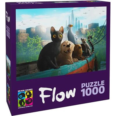 Puzzle 1000 pièces - Flow Animals - Publicité Puzzle 1000 pièces - Flow Animals - Publicité