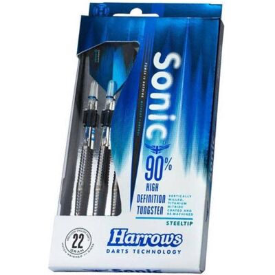 Harrows Sonic 90% Steeltip Darts (26 g) - Publicité Harrows Sonic 90% Steeltip Darts (26 g) - Publicité