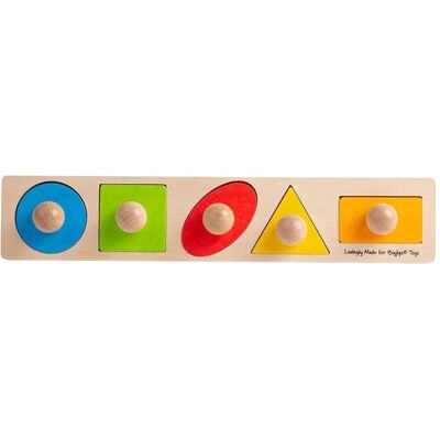 Bigjigs Toys Puzzle de Formes pour Bébé - Jouet Éducatif - Publicité Bigjigs Toys Puzzle de Formes pour Bébé - Jouet Éducatif - Publicité