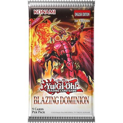 Konami Yu-Gi-Oh! - Blazing Dominion Booster (YGO934-3) (Anglais, Pack de boosters) - Publicité Konami Yu-Gi-Oh! - Blazing Dominion Booster (YGO934-3) (Anglais, Pack de boosters) - Publicité