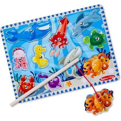 Melissa & Doug Fishing Magnetic Puzzle Game (10 pièces) - Publicité Melissa & Doug Fishing Magnetic Puzzle Game (10 pièces) - Publicité