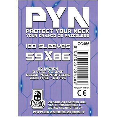 Cranio Creations Bustine Protettive PYN 59 x 86 (Yu-gi-oh) - Publicité Cranio Creations Bustine Protettive PYN 59 x 86 (Yu-gi-oh) - Publicité
