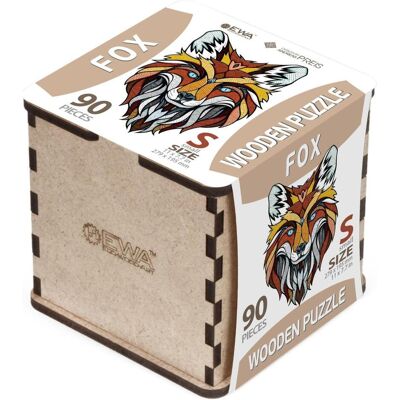 Eco Wood Art Puzzle en bois S - Renard (Dans une boîte en bois) (90 pièces) - Publicité Eco Wood Art Puzzle en bois S - Renard (Dans une boîte en bois) (90 pièces) - Publicité