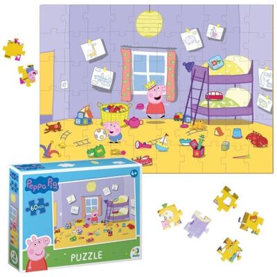 Dodo Puzzle Peppa Pig: Spielzeug im Zimmer 60 Teile (60 pièces) - Publicité Dodo Puzzle Peppa Pig: Spielzeug im Zimmer 60 Teile (60 pièces) - Publicité
