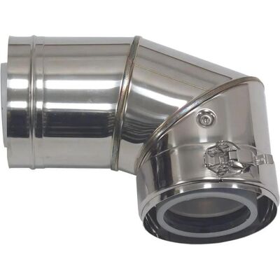 Vaillant 0020042756 - Coude 87° 80/125mm pour Façade - Raccord de Tuyau - Publicité Vaillant 0020042756 - Coude 87° 80/125mm pour Façade - Raccord de Tuyau - Publicité