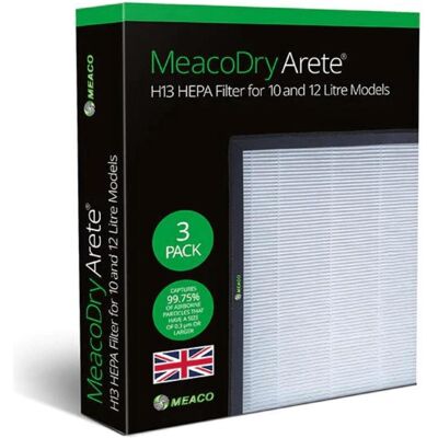 Pack de filtres HEPA pour Arete 10/12L - Accessoires pour purificateur d'air - Publicité Pack de filtres HEPA pour Arete 10/12L - Accessoires pour purificateur d'air - Publicité