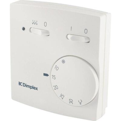 Glen Dimplex - RT 202 - Blanc alpin - Fixation en surface - Thermostat - Publicité Glen Dimplex - RT 202 - Blanc alpin - Fixation en surface - Thermostat - Publicité