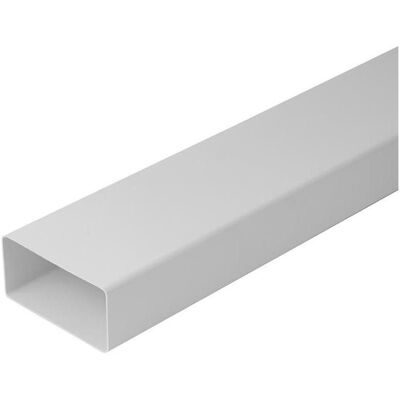 Europlast Conduit de ventilation - 220x55 mm - 1M Plastique - Conduit de ventilation - Publicité Europlast Conduit de ventilation - 220x55 mm - 1M Plastique - Conduit de ventilation - Publicité