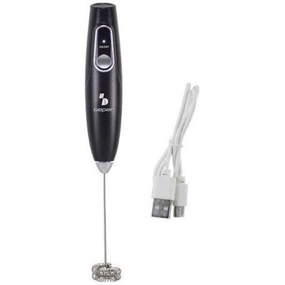 Beper Other small household appliances P102SBA009, Mousseur à lait, Noir, Argent - Publicité Beper Other small household appliances P102SBA009, Mousseur à lait, Noir, Argent - Publicité