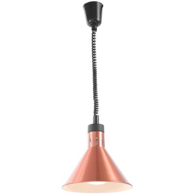 Hendi Lampe chauffante réglable en hauteur Conique Cuivre 230V 2, Chauffe-plats, Cuivre - Publicité Hendi Lampe chauffante réglable en hauteur Conique Cuivre 230V 2, Chauffe-plats, Cuivre - Publicité