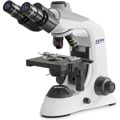 Kern OBE 134 Microscope à lumière transmise Trinoculaire 1000 x lumière transmise - Publicité Kern OBE 134 Microscope à lumière transmise Trinoculaire 1000 x lumière transmise - Publicité