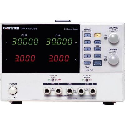 Alimentation de laboratoire GW Instek GPD-2303S - 2 sorties, 180 W, Numérique - Publicité Alimentation de laboratoire GW Instek GPD-2303S - 2 sorties, 180 W, Numérique - Publicité