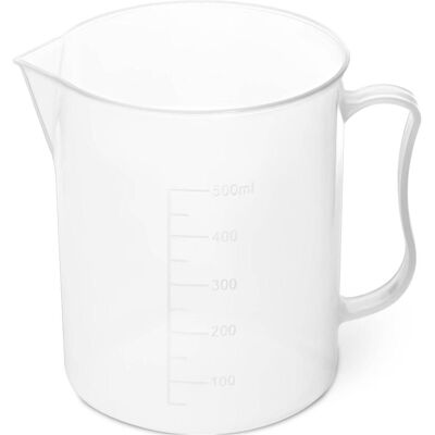 Steinberg Équipement de laboratoire, Bécher gradué - 10 unités - Avec bec verseur et poignée - 500 ml - Publicité Steinberg Équipement de laboratoire, Bécher gradué - 10 unités - Avec bec verseur et poignée - 500 ml - Publicité