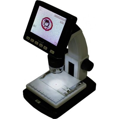Levenhuk DTX 500 LCD Microscope numérique, noir et blanc - Publicité Levenhuk DTX 500 LCD Microscope numérique, noir et blanc - Publicité