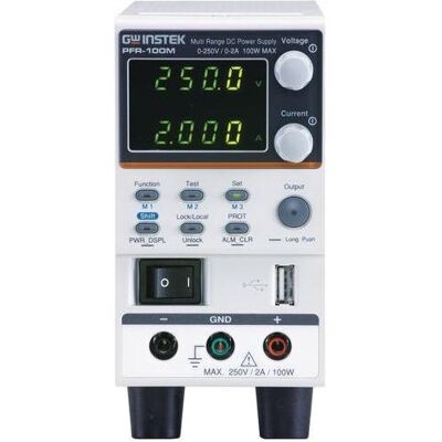 GW Instek Instek PFR-100MGP Labvoeding, réglable 250 V (max.) 2 A (max.) 100 W RS232, RS485, USB, GPIB, LAN P, Alimentation de laboratoire - Publicité GW Instek Instek PFR-100MGP Labvoeding, réglable 250 V (max.) 2 A (max.) 100 W RS232, RS485, USB, GPIB, LAN P, Alimentation de laboratoire - Publicité