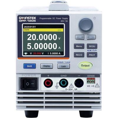 GW Instek GPP-1205 (GPIB) Labornetzgerät, einstellbar 0 - 20 V 0 - 5 A 100 W US, Alimentation de laboratoire - Publicité GW Instek GPP-1205 (GPIB) Labornetzgerät, einstellbar 0 - 20 V 0 - 5 A 100 W US, Alimentation de laboratoire - Publicité