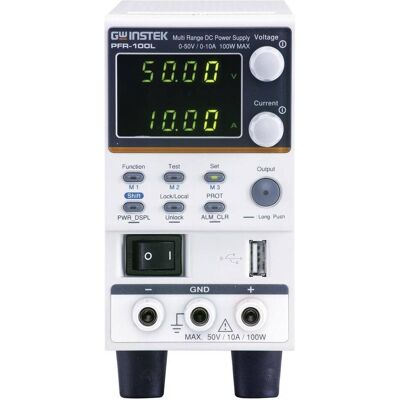 GW Instek PFR-100LGP Labornetzgerät, einstellbar 50 V (max.) 10 A (max.) 100 W, Alimentation de laboratoire - Publicité GW Instek PFR-100LGP Labornetzgerät, einstellbar 50 V (max.) 10 A (max.) 100 W, Alimentation de laboratoire - Publicité