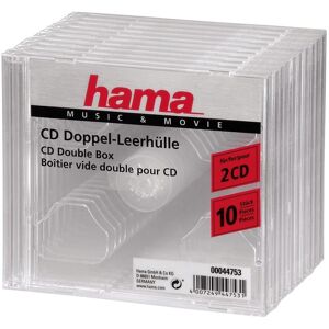 Hama Pochette CD double vide standard, 10 pièces, CD + DVD : accessoires - Publicité Hama Pochette CD double vide standard, 10 pièces, CD + DVD : accessoires - Publicité