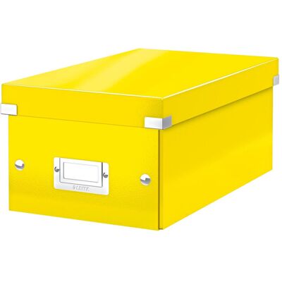 Leitz, Archivage + classement, Click & Store Boîte de rangement pour CD (206 x 147 x 352 mm) - Publicité Leitz, Archivage + classement, Click & Store Boîte de rangement pour CD (206 x 147 x 352 mm) - Publicité