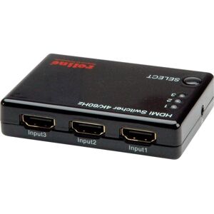 Roline Commutateur HDMI 4K, 3 voies, Hub - Publicité Roline Commutateur HDMI 4K, 3 voies, Hub - Publicité