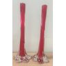 2 vases vintage style vintage  Rouge