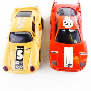 Acer Porsche 959 et Ferrari de PLAYWELL en plastique - Publicité