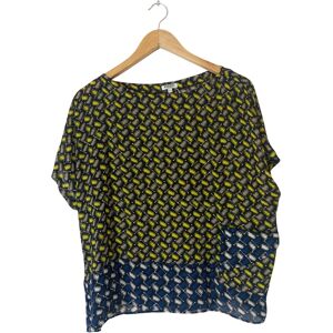 CHEMISIER A MOTIFS GEOMETRIQUES JAUNE ET GRIS TAILLE:40 KENZO Multicolore 40 - Publicité CHEMISIER A MOTIFS GEOMETRIQUES JAUNE ET GRIS TAILLE:40 KENZO Multicolore 40 - Publicité