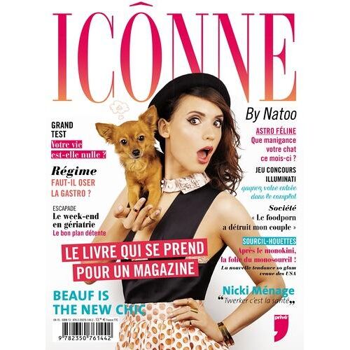 Icônne by Natoo. Le livre qui se prend pour un magazine