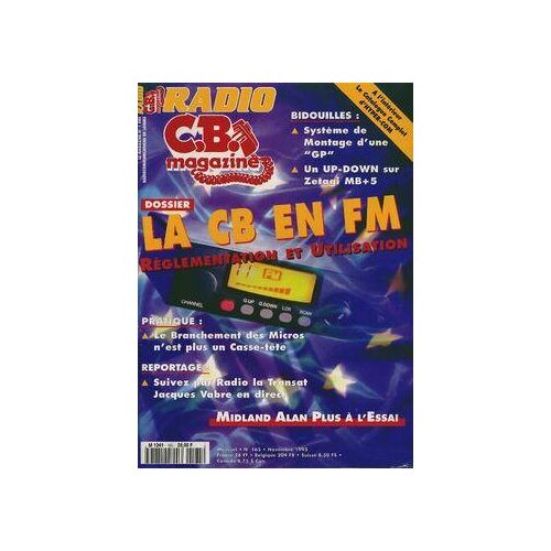 Radio CB Magazine n°165 : La CB en FM