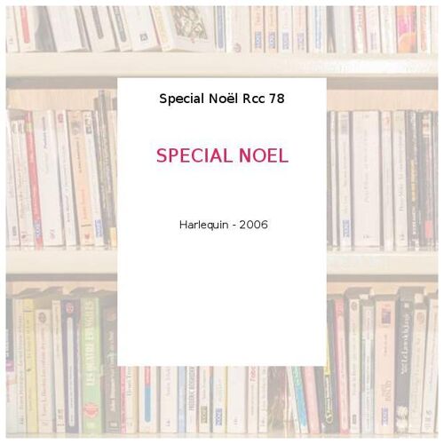 SPECIAL NOEL - Special Noël Rcc 78