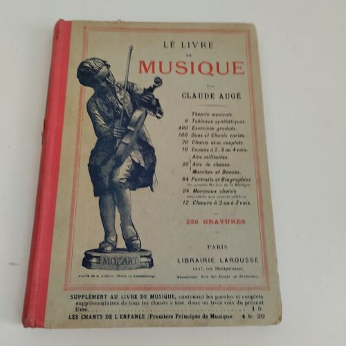 Le Livre de Musique par Claude Augé