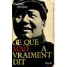 Ce que Mao a vraiment dit