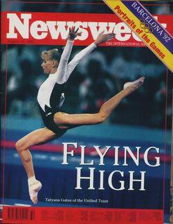 Newsweek n°32-1992 : Flying high