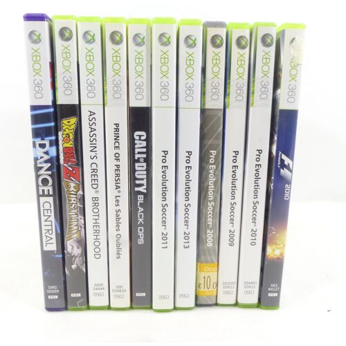 Lot de 11 jeux vidéos - Xbox 360