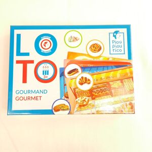 Jeu éducatif " Loto gourmand gourmet" PIOUPIOURICO pour 3 ans et+ Multicolore - Publicité