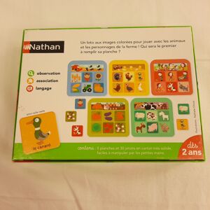 Jeu éducatif Nathan "Loto de la ferme" dès 2 ans Multicolore - Publicité