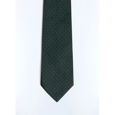 FURSAC - Cravate en Jacquard de soie - Taille Unique - Homme Vert - Publicité FURSAC - Cravate en Jacquard de soie - Taille Unique - Homme Vert - Publicité