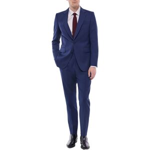 FURSAC - Costume ajusté en laine à chevrons - Taille 58 - Homme Bleu - Publicité FURSAC - Costume ajusté en laine à chevrons - Taille 58 - Homme Bleu - Publicité