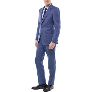 FURSAC - Costume ajusté en laine à chevrons - Taille 52 - Homme Bleu - Publicité FURSAC - Costume ajusté en laine à chevrons - Taille 52 - Homme Bleu - Publicité