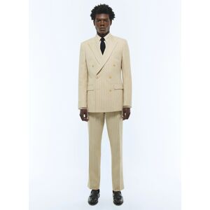 FURSAC - Costume croisé en coton et lin - Taille 54 - Homme Beige - Publicité FURSAC - Costume croisé en coton et lin - Taille 54 - Homme Beige - Publicité
