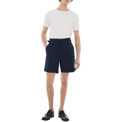 FURSAC - Bermuda en serge de coton - Taille 31 - Homme Bleu - Publicité FURSAC - Bermuda en serge de coton - Taille 31 - Homme Bleu - Publicité