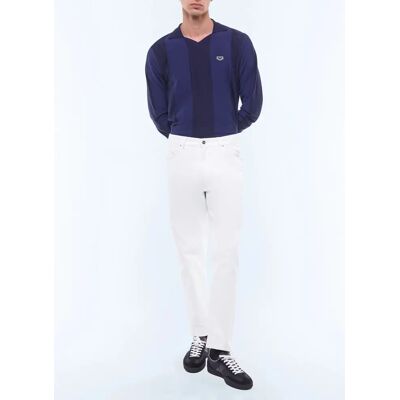 FURSAC - Pantalon 5 poches en twill de coton - Taille 30 - Homme Blanc - Publicité FURSAC - Pantalon 5 poches en twill de coton - Taille 30 - Homme Blanc - Publicité
