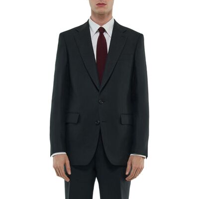 FURSAC - Veste ajustée en toile de lin - Taille 56 - Homme Noir - Publicité FURSAC - Veste ajustée en toile de lin - Taille 56 - Homme Noir - Publicité